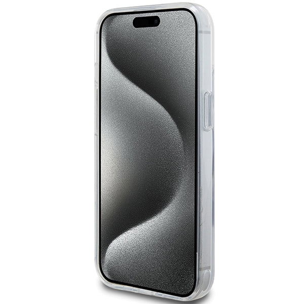 Karl Lagerfeld KLHMP15SHMRSCHH iPhone 15 6.1" white/white hardcase Ring Stand Choupette Head MagSafe