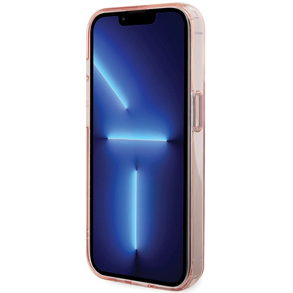 Karl Lagerfeld KLHMP15XHMRSKCP iPhone 15 Pro Max 6.7" pink/pink hardcase Ring Stand Karl&Choupette MagSafe