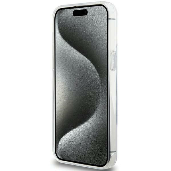 Karl Lagerfeld KLHMP15XHMRSKHH iPhone 15 Pro Max 6.7" white/white hardcase Ring Stand Karl Head MagSafe