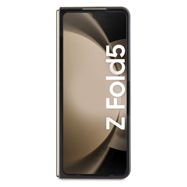 Karl Lagerfeld Saffiano Monogram Ikonik Pin case for Samsung Galaxy Z Fold 5 - black