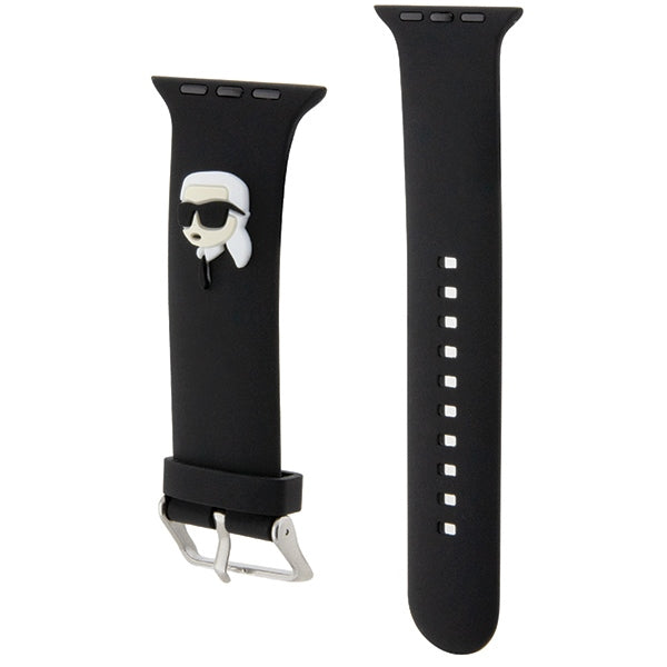 Karl Lagerfeld 3D Rubber Karl Head strap for Apple Watch 38/40/41mm - black