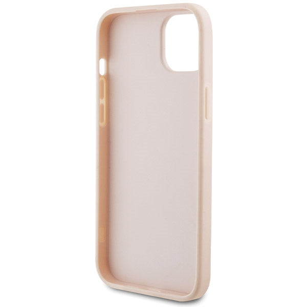Karl Lagerfeld Quilted K Pattern case for iPhone 15 Plus / 14 Plus - pink