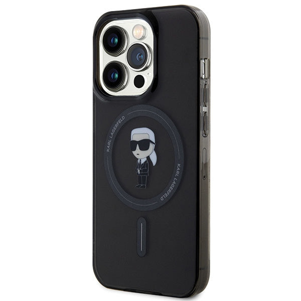 Karl Lagerfeld IML Ikonik MagSafe iPhone 14 Pro Max Case - Black