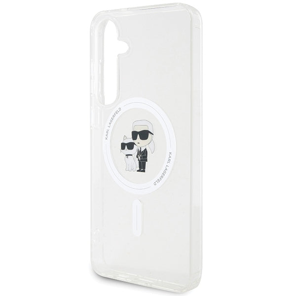 Karl Lagerfeld IML Karl&amp;Choupette MagSafe case for Samsung Galaxy S24 - transparent