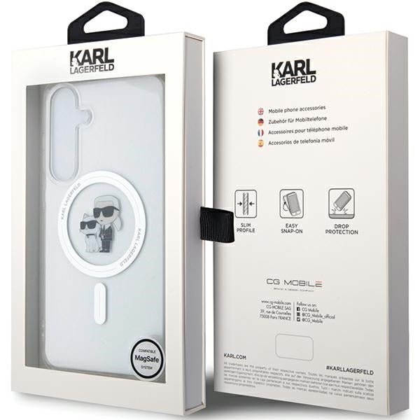 Karl Lagerfeld IML Karl&amp;Choupette MagSafe case for Samsung Galaxy S24 - transparent
