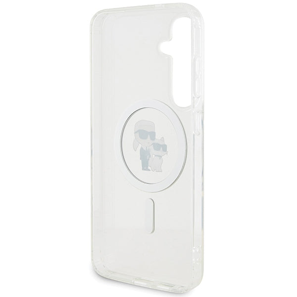 Karl Lagerfeld IML Karl&amp;Choupette MagSafe case for Samsung Galaxy S24 - transparent