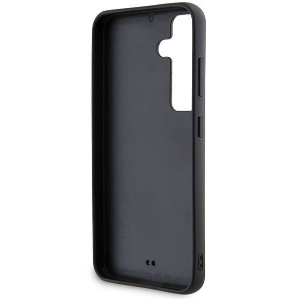 Karl Lagerfeld Rhinestone Metal Logo case for Samsung Galaxy S24+ - black