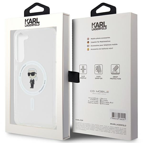 Karl Lagerfeld IML Ikonik MagSafe case for Samsung Galaxy S23+ - transparent