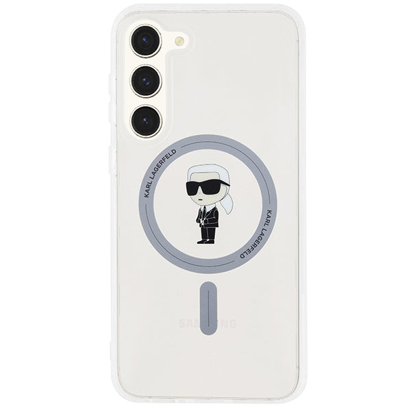 Karl Lagerfeld IML Ikonik MagSafe case for Samsung Galaxy S23+ - transparent