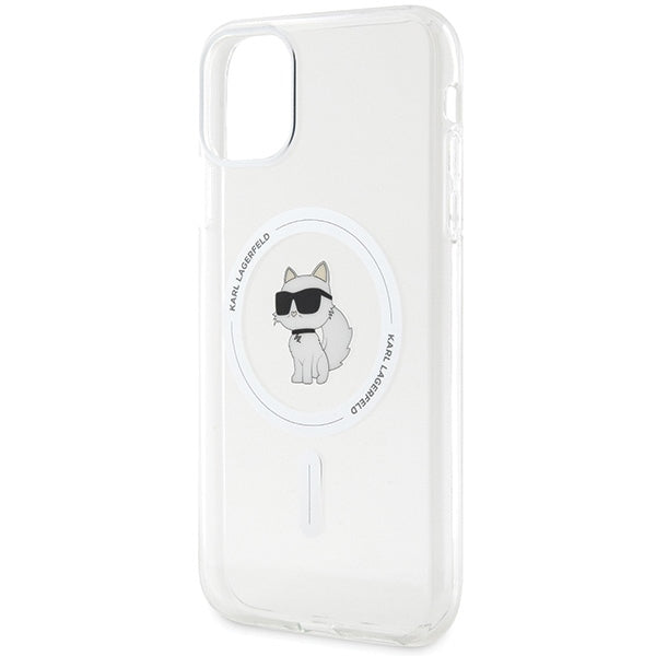 Karl Lagerfeld IML Choupette MagSafe case for iPhone 11 / Xr - transparent