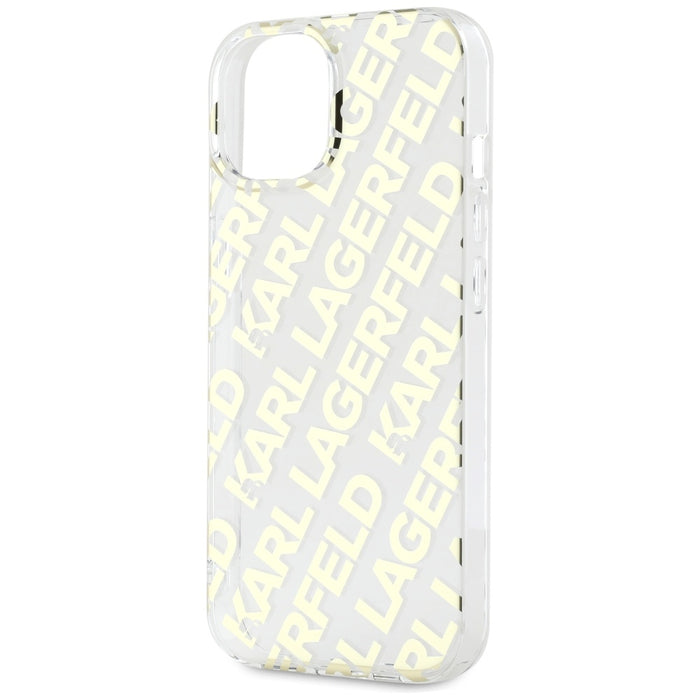 Karl Lagerfeld IML Fullover Logo case for iPhone 15 / 14 / 13 - gold