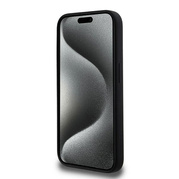 Karl Lagerfeld Silicone Karl&amp;Choupette MagSafe case for iPhone 15 Pro Max - black