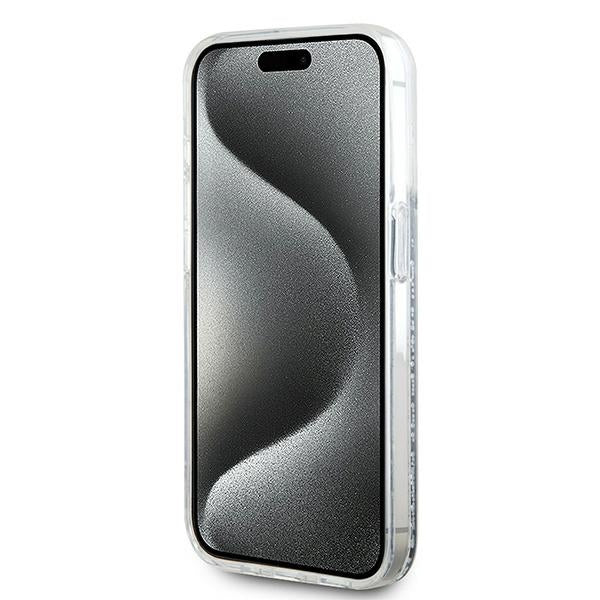 Karl Lagerfeld Liquid Glitter Choupette Head MagSafe case for iPhone 13 Pro / 13 - transparent