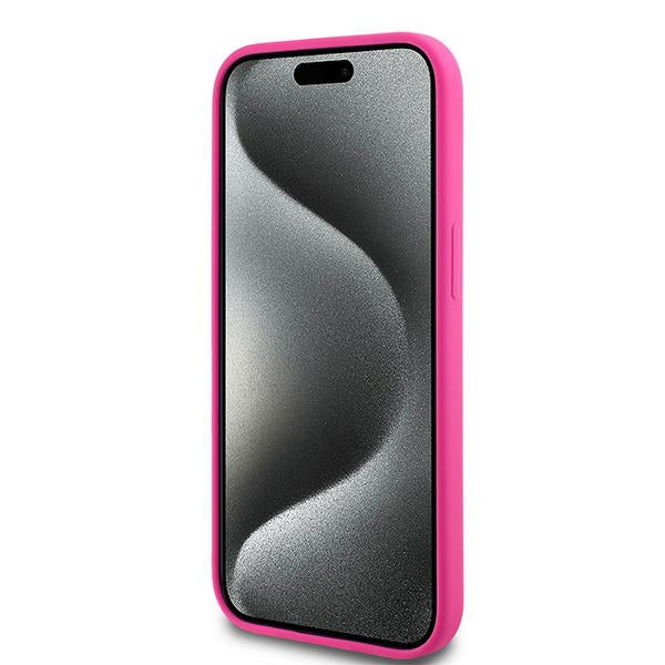 Karl Lagerfeld Silicone Choupette Head MagSafe Case for iPhone 15 Plus / 14 Plus - Pink