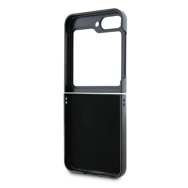 Karl Lagerfeld Saffiano Monogram Case for Samsung Galaxy Z Flip 6 - Black