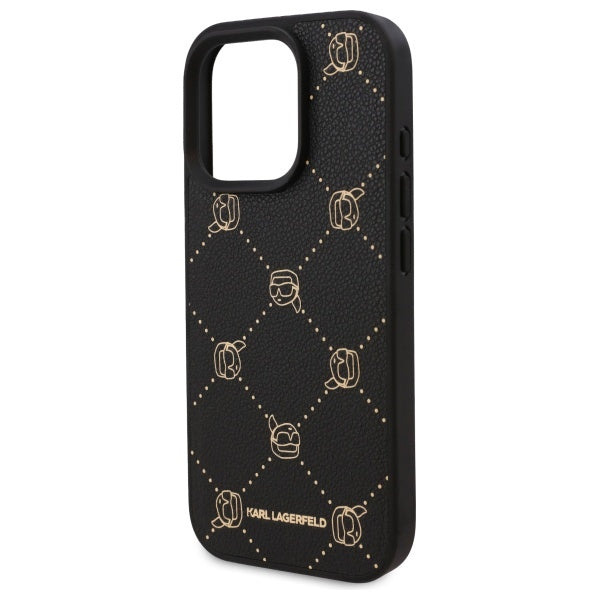 Karl Lagerfeld Magsafe Karl Head Case for iPhone 16 Pro Max - Black