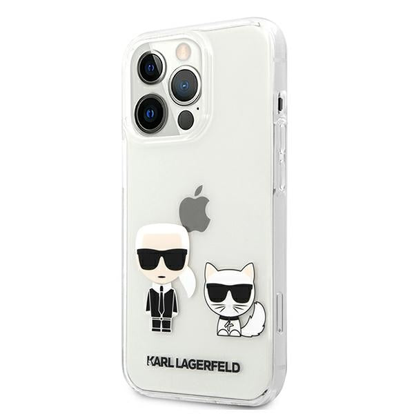 Karl Lagerfeld Karl & Choupette Case for iPhone 13 Pro Max 6.7" - Transparent