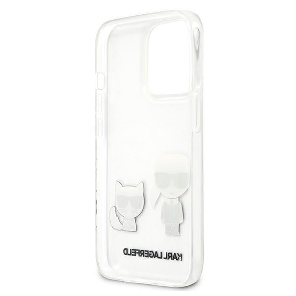 Karl Lagerfeld Karl &amp; Choupette Case for iPhone 13 Pro Max 6.7" - Transparent