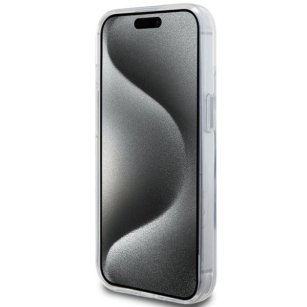 Karl Lagerfeld KLHMP15SHMRSKCH iPhone 15 / 14 / 13 6.1" white/white hardcase Ring Stand Karl&amp;Choupette MagSafe