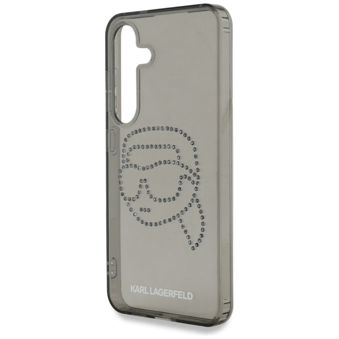 Case Karl Lagerfeld Rhinestones Karl Head Logo Samsung Galaxy S25 black