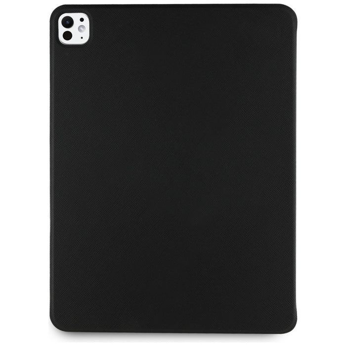 Karl Lagerfeld Saffiano Magnetic Karl &amp; Choupette iPad Pro 13" 2024 Book Cover Case - Black