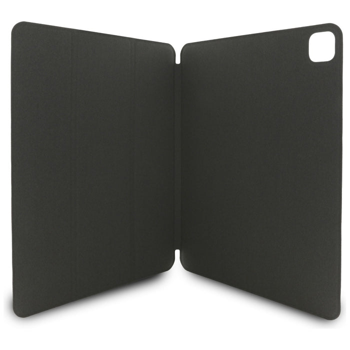 Karl Lagerfeld Saffiano Magnetic Karl &amp; Choupette iPad Pro 13" 2024 Book Cover Case - Black