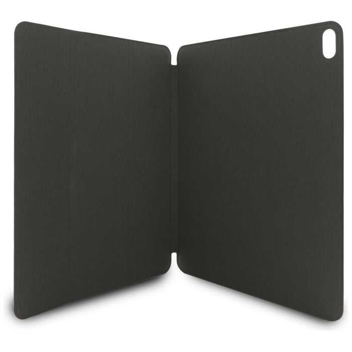 Karl Lagerfeld Saffiano Magnetic Karl &amp; Choupette iPad Air 13" 2024 Book Cover Case - Black