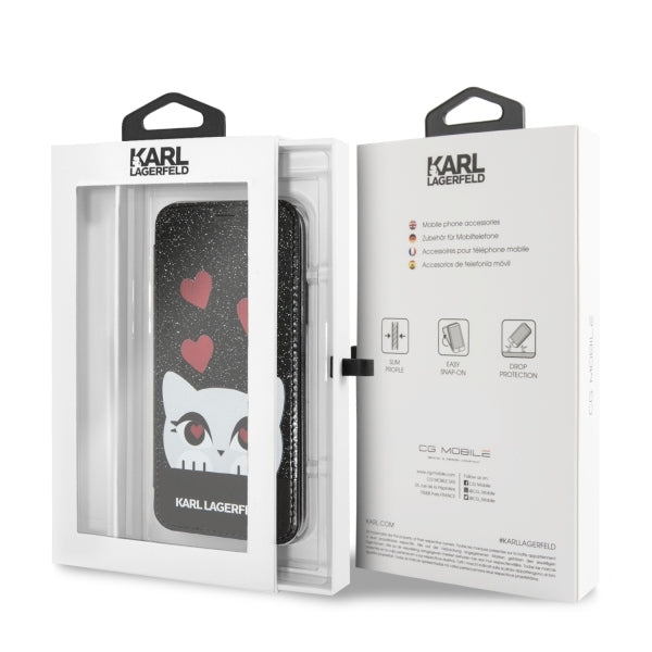 Karl Lagerfeld Valentine iPhone X/Xs Case - Black