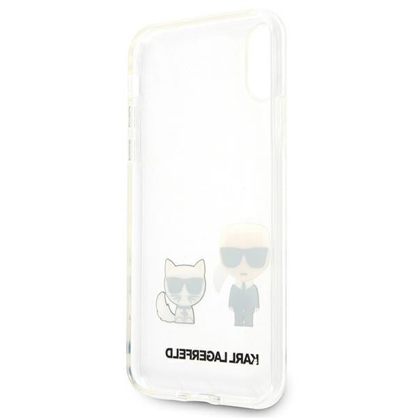 Karl Lagerfeld Karl &amp; Choupette iPhone Xs Max Case - Transparent