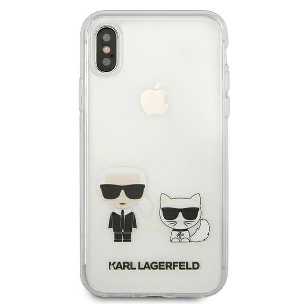 Karl Lagerfeld Karl &amp; Choupette iPhone Xs Max Case - Transparent