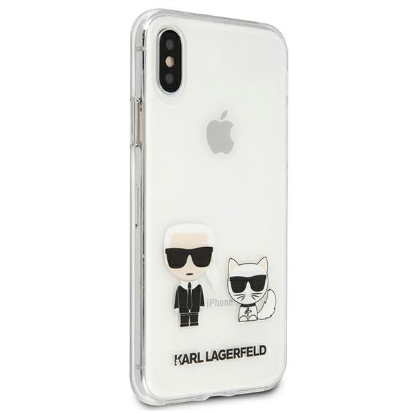 Karl Lagerfeld Karl &amp; Choupette iPhone Xs Max Case - Transparent