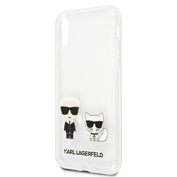 Karl Lagerfeld Karl &amp; Choupette iPhone Xs Max Case - Transparent
