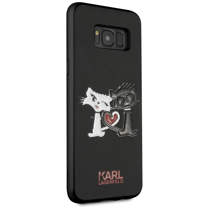 Karl Lagerfeld Choupette In Love Case for Samsung Galaxy S8 Plus - Black