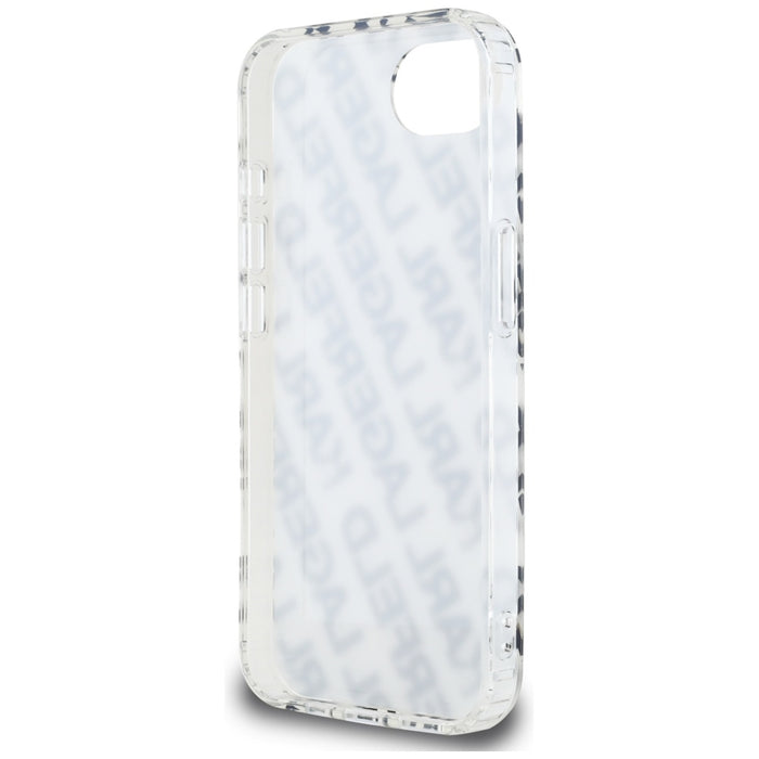 Karl Lagerfeld IML Repeat Logo iPhone 16e Case - Gold