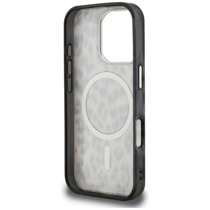 Karl Lagerfeld IML Leopard Pattern MagSafe Case for iPhone 16 Pro Max - Brown