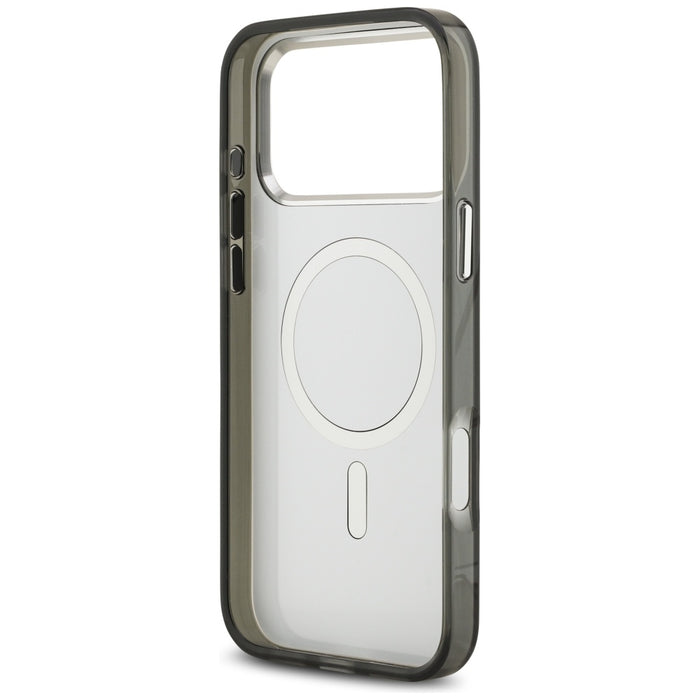 Karl Lagerfeld IML Aquarelle Karl &amp; Choupette &amp; Logo MagSafe Case for iPhone 17 Pro Max - Black