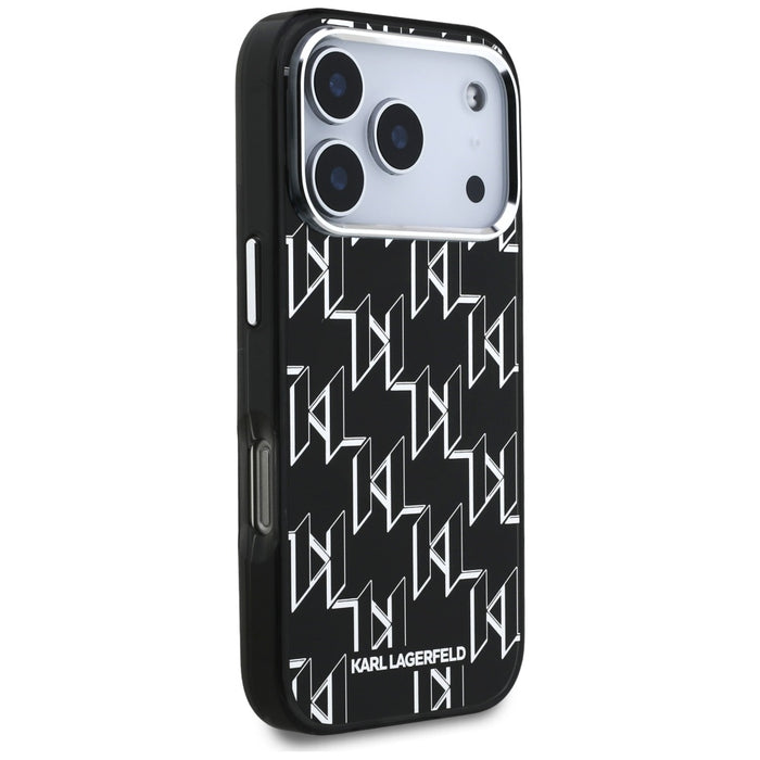 Karl Lagerfeld IML KL Monogram MagSafe Case for iPhone 17 Pro - Black
