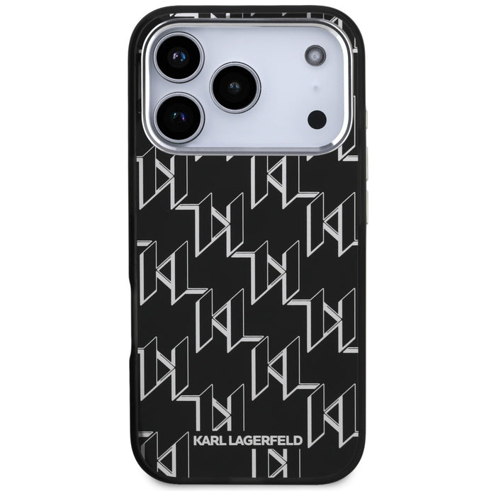 Karl Lagerfeld IML KL Monogram MagSafe Case for iPhone 17 Pro - Black