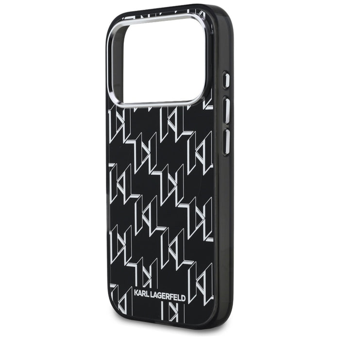 Karl Lagerfeld IML KL Monogram MagSafe Case for iPhone 17 Pro - Black
