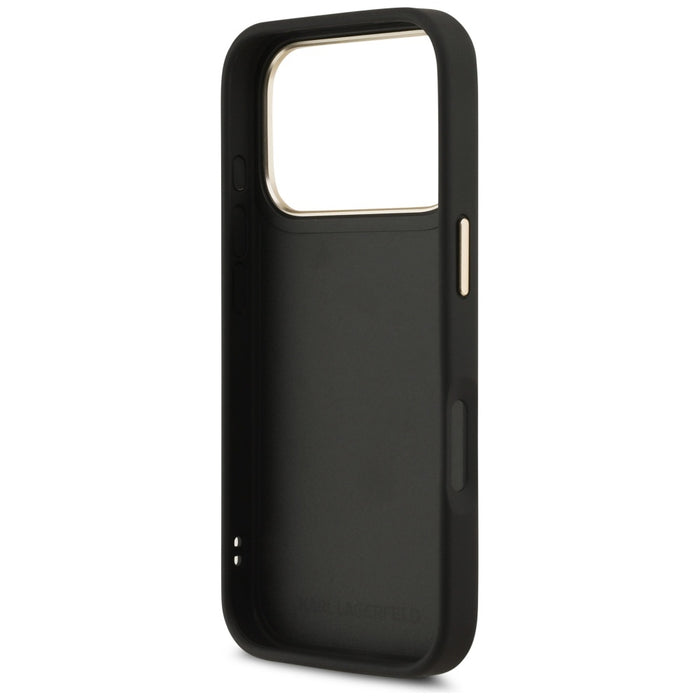 Karl Lagerfeld Karl Script Logo Case for iPhone 17 Pro - Black