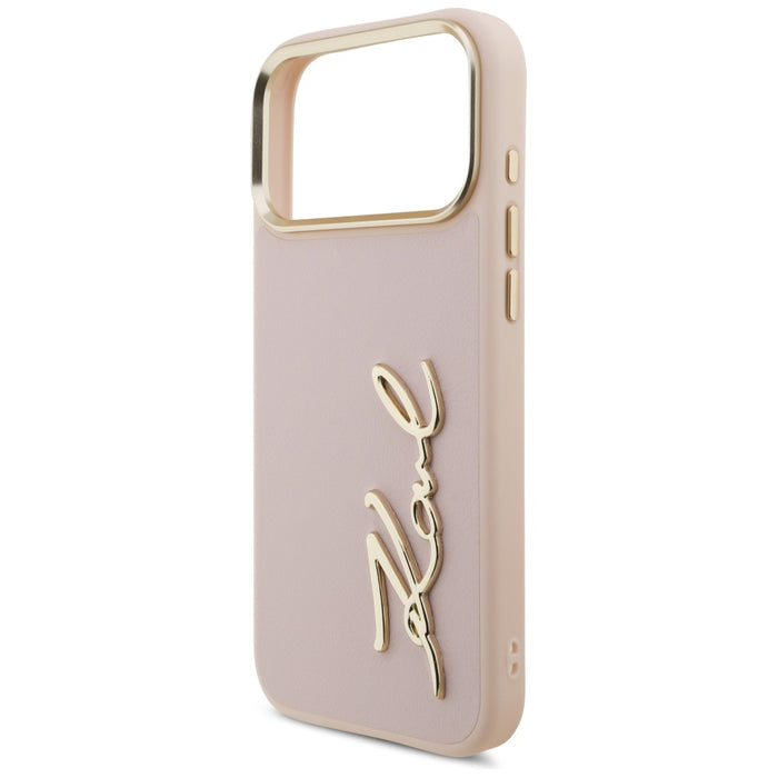 Karl Lagerfeld Karl Script Logo Case for iPhone 17 Pro Max - Pink