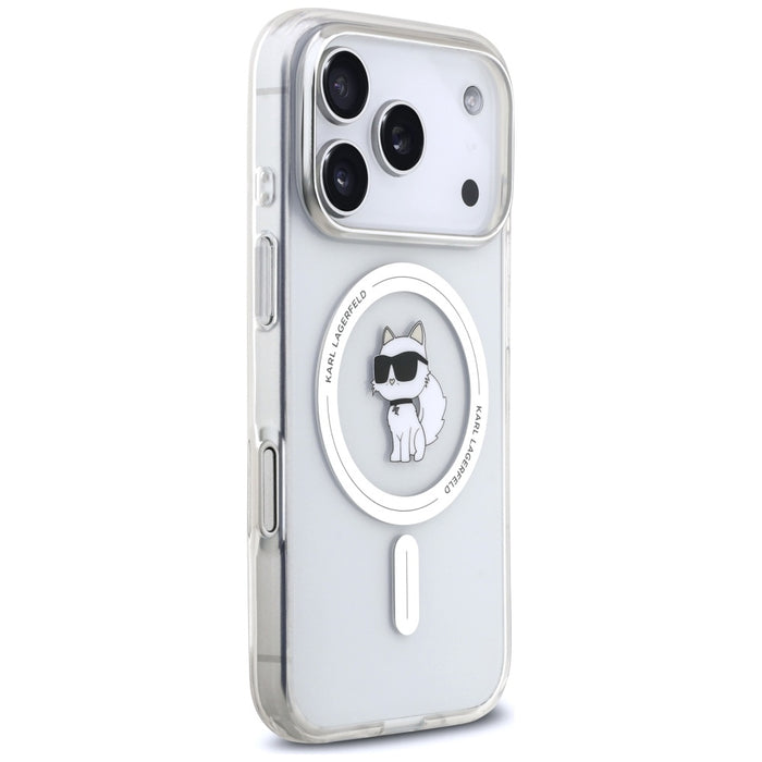 Karl Lagerfeld IML Choupette MagSafe Case for iPhone 17 Pro Max - Transparent