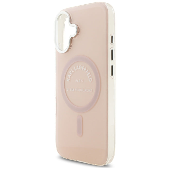 Karl Lagerfeld IML Karl RSG Logo MagSafe Case for iPhone 17 - Pink