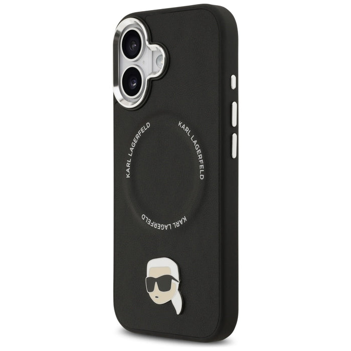 Karl Lagerfeld Karl Pin MagSafe Case for iPhone 17 - Black