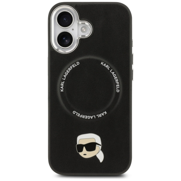 Karl Lagerfeld Karl Pin MagSafe Case for iPhone 17 - Black