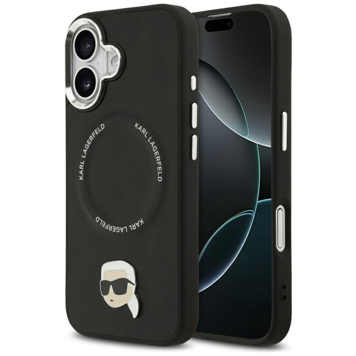 Karl Lagerfeld Karl Pin MagSafe Case for iPhone 17 - Black