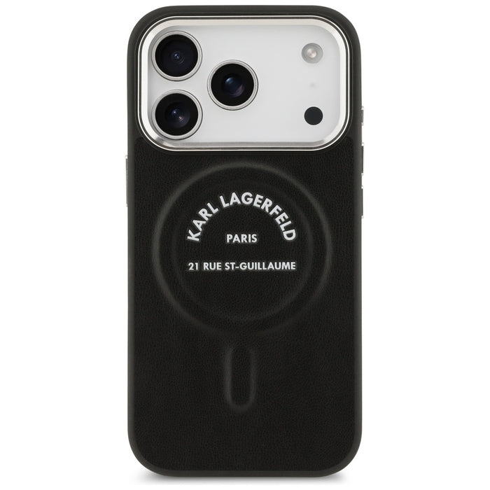 Karl Lagerfeld Karl RSG Logo MagSafe Case for iPhone 17 Pro - Black
