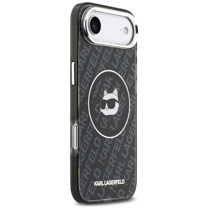 Karl Lagerfeld IML Choupette Head Logo MagSafe iPhone Air Case - Black
