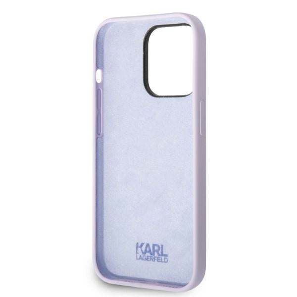 Karl Lagerfeld KLHCP14LSNIKBCU iPhone 14 Pro Case - Purple