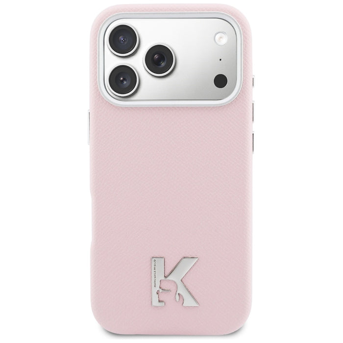 Karl Lagerfeld Karl Head Logo MagSafe Case for iPhone 17 Pro Max - Pink